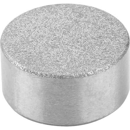 Grippers And Inserts Round D2=10, L3=10, Form:O Rough, Stainless Steel Diamond Impregnated Surfac MPN:K0385.10105