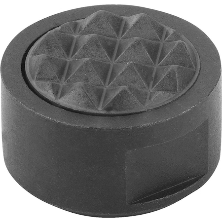 Grippers And Inserts Round D2=12, L3=12, Form:M Serrated, Tool Steel Carbide Serration Black O MPN:K0385.12127