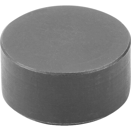 Grippers And Inserts Round D2=25, L3=12, Form:C Plane, Tool Steel Hardened And Black Oxid Fi MPN:K0385.25128