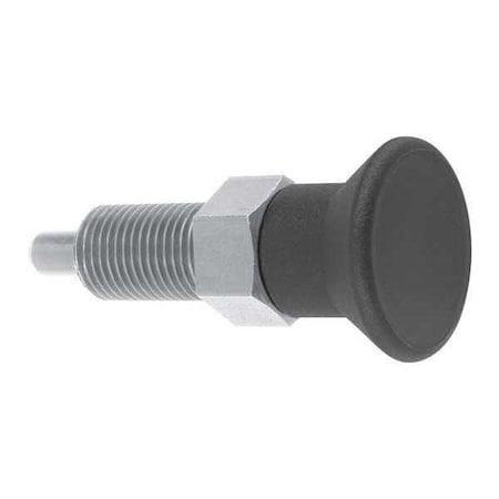 Indexing Plunger, Size: 4, D1= M20X1.5, D=12, Style A, Non-Lockout WO Locknut, SS, Pin Hardened MPN:K0630.201412