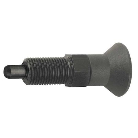 Indexing Plunger, Size: 0, D1= M08X1, D=4, Style A, Non-Lockout WO Locknut, Pin Hardened MPN:K0630.21004