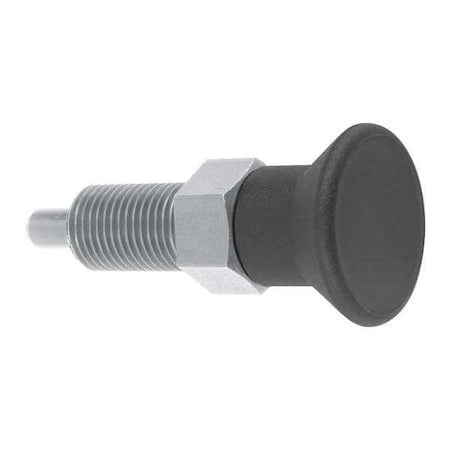 Indexing Plunger, Size: 4, D1= 3/4-16, D=12, Style A, Non-Lockout WO Locknut, SS Not Hardened MPN:K0630.211412AO