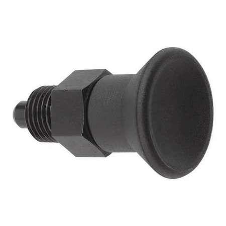 Indexing Plunger, Short, Size: 1, D1= M10X1, D=5, Style A, Non-Lockout WO Locknut, SS Pin Not Hard MPN:K0631.15105