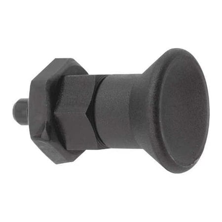 Indexing Plunger, Short, Size: 4, D1= M20X1.5 D=10, Style B, Non-Lockout W. Locknut, SS Pin Not Hard MPN:K0631.16410