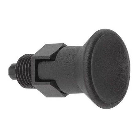 Indexing Plunger, Short, Size: 1, D1= M10X1, D=5, Style C, Lockout Type WO Locknut, SS MPN:K0631.17105