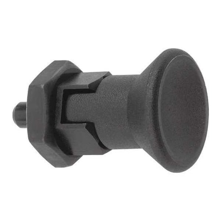 Indexing Plunger, Short, Size: 2, D1= M12X1.5, D=6, Style D, Lockout Type W. Locknut, Pin Hardened MPN:K0631.8206