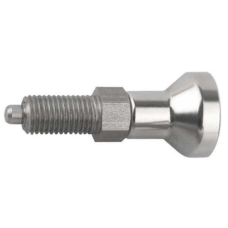 Indexing Plunger, All SS, Size: 9 D1= M06X0, 75, D=3, Style A Non-Lockout WO Locknut, Pin Hard MPN:K0632.001903
