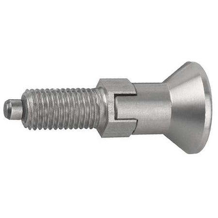Indexing Plunger, All SS, Size: 2 D1= 1/2-13, D=6, Style C Lockout Type WO Locknut, Pin Hard MPN:K0632.003206A5
