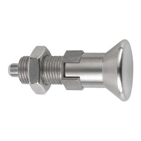 Indexing Plunger, All SS, Size: 5 D1= M24X2, D=16, Style D Lockout Type W Locknut, Pin Hard MPN:K0632.004516