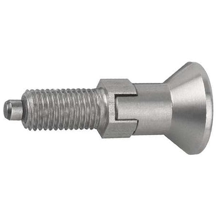 Indexing Plunger, All SS, Size: 4 D1= 3/4-10, D=10, Style C Lockout Type WO Locknut, Pin Not Hard MPN:K0632.113410A7