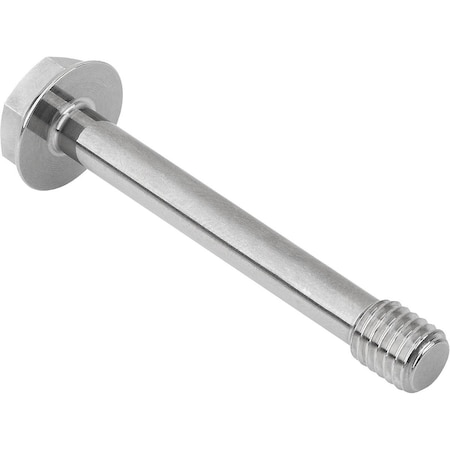 A4, M8 Hex Head Cap Screw, Hygienic Polished Stainless Steel, 60 mm L MPN:K1330.08X60