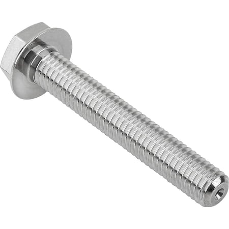A4, M8 Hex Head Tap Bolt, Plain Stainless Steel, 35 mm L MPN:K1411.08X35