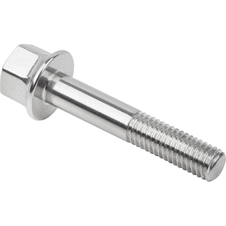 A4, M6 Hex Head Cap Screw, Hygienic Polished Stainless Steel, 35 mm L MPN:K1492.06X35