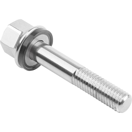 A4, M12 Hex Head Cap Screw, Hygienic Polished Stainless Steel, 80 mm L MPN:K1595.121X80
