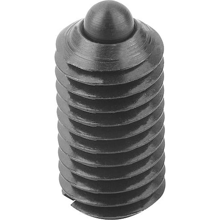 Spring Plunger Light Spring Force D=M06, L=14, Steel, Comp: Pin Steel MPN:K0313.106