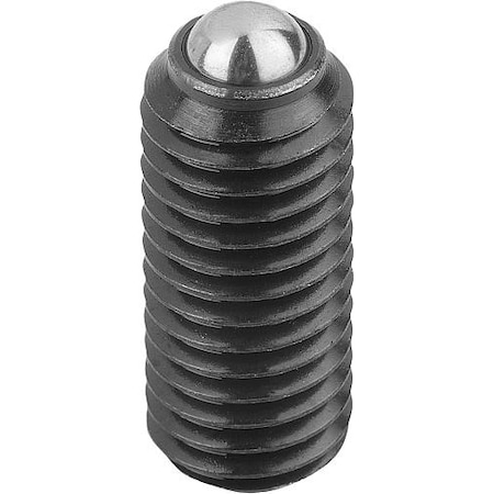 Spring Plunger Standard Spring Force D=M05 L=14, Steel, Comp: Ball Steel MPN:K0315.05