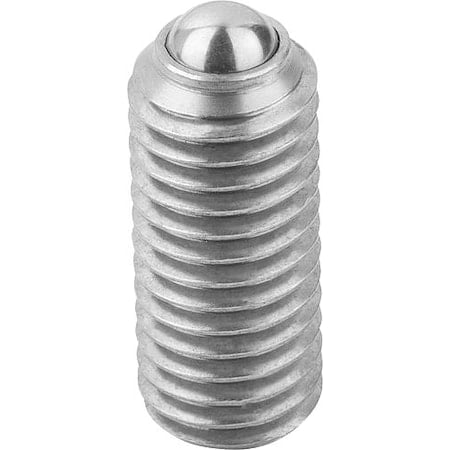 Spring Plunger Intensified Spring Force D=1/2-13 L=26, Stainless Steel, Ball Stainless Steel MPN:K0316.2A5