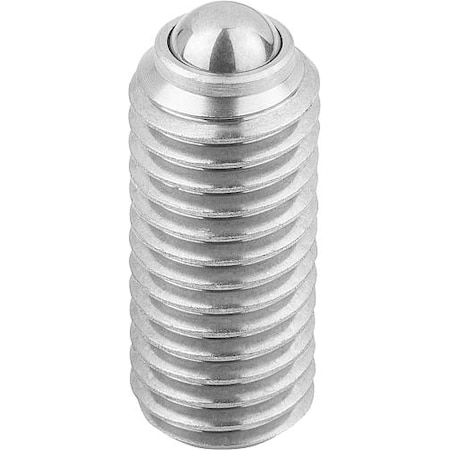 Spring Plunger Standard Spring Force D=5/8-11 L=33, Stainless Steel, Ball Stainless Steel MPN:K0316.A6