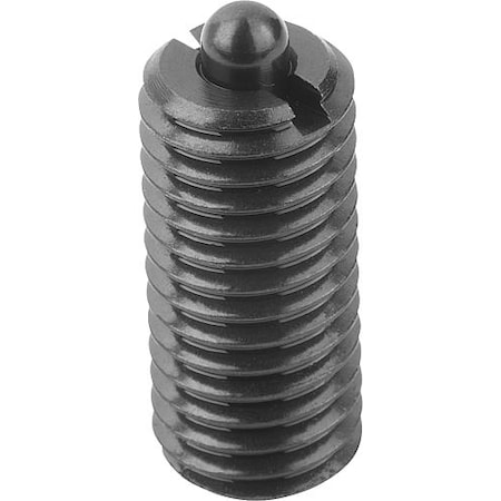Spring Plunger Light Spring Force D=M08 L=22, Steel, Comp: Pin Steel MPN:K0317.108