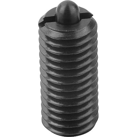 Spring Plunger Intensified Spring Force D=M08 L=22, Steel, Comp: Pin Steel MPN:K0317.208