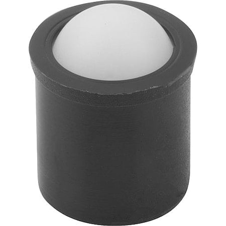 Spring Plunger, Push Fit, Plastic D=6 L=7, Ball: POM Plastic0 MPN:K0334.206