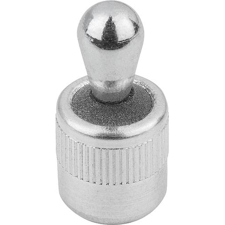 Lateral Spring Plunger, Spring Force With Seal D=5/8, D2= 5/8, L1=16, Aluminum, Pin: Steel MPN:K0368.22104CQ