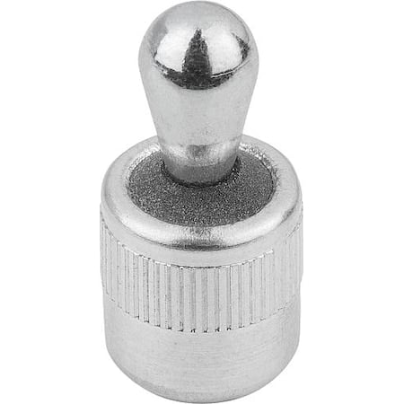 Lateral Spring Plunger, Spring Force With Seal D=16, D2= 16, L1=16, Aluminum, Pin: Steel MPN:K0368.22108