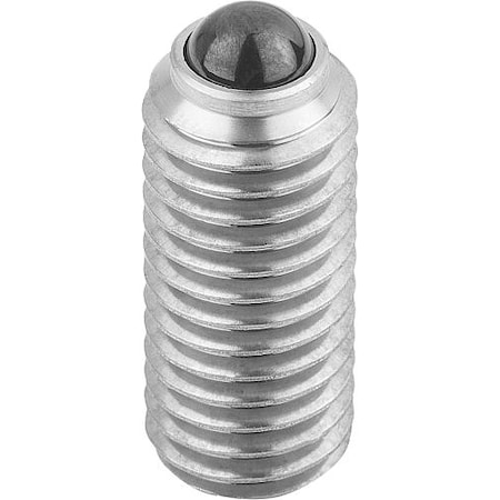 Spring Plunger, Hexagon Socket, Ceramic Ball, D=M05, L=14, Stainless Steel MPN:K0610.05