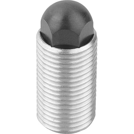 Push-Pull Plunger, With Rotation Lock, D=M16X1, 5 L=28, Form: H, Round End MPN:K0977.2116