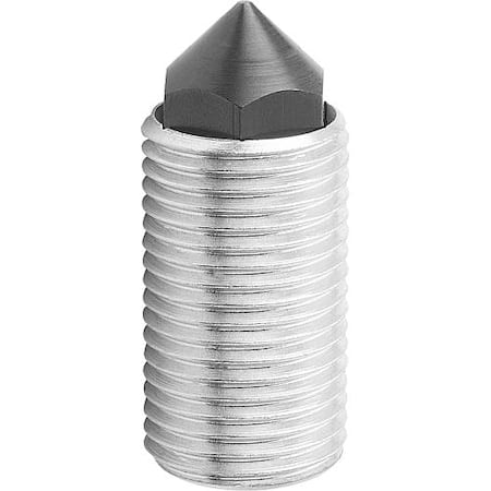 Push-Pull Plunger, With Rotation Lock, D=M16X1, 5 L=28, Form: K, Conical End MPN:K0977.3116