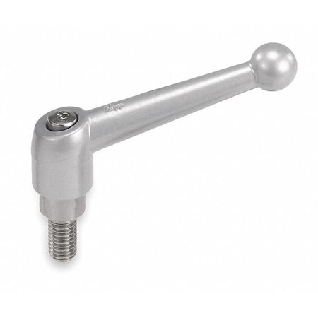 Adjustable Handle, Size: 2 3/8-16X20 Zinc, Black Satin, Comp: Steel MPN:K0116.2A41X20