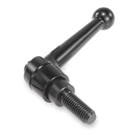 Adjustable Handle, Size: 3 M10X60 Zinc, Black Satin, Comp: Steel MPN:K0116.3101X60