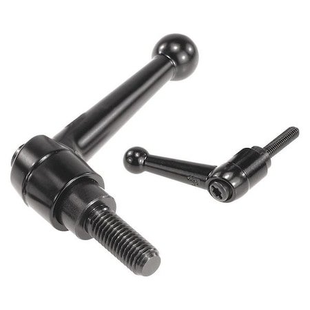 Adjustable Handle, Size: 4 1/2-13X55 Zinc, Black Satin, Comp: Steel MPN:K0116.4A51X55