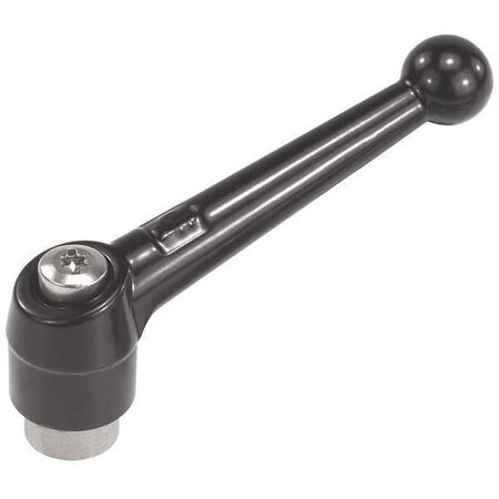 Adjustable Handle, Size: 1 M04 Zinc, Black Satin, Comp: Stainless Steel MPN:K0117.1041