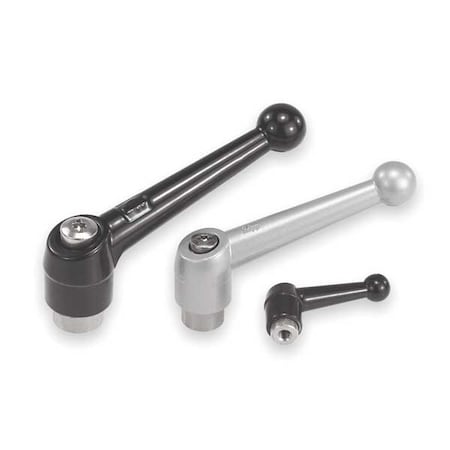 Adjustable Handle, Size: 2 5/16-18 Zinc, Black Satin, Comp: Stainless Steel MPN:K0117.2A31