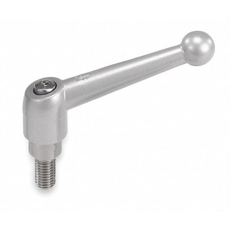 Adjustable Handle, Size: 2 5/16-18X40 Zinc, Black Satin, Comp: Stainless Steel MPN:K0117.2A31X40