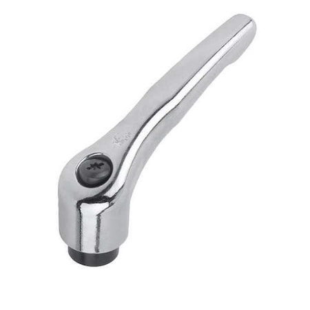Adjustable Handle, Modern Design, Sz. 1, 10-32, Die Cast Zinc High-Gloss Chromed, Comp: Steel MPN:K0122.1A16