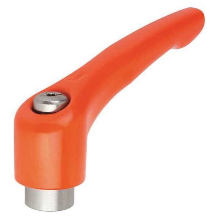 Adjustable Handle, Size: 5 M12, Zinc Orange RAL 2004, Comp: Stainless Steel MPN:K0123.5122