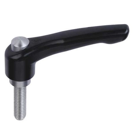 Adjustable Handle, With Protective Cap Size: 2 M06X25, Zinc Black Satin, Comp: Stainless Steel MPN:K0123.92061X25