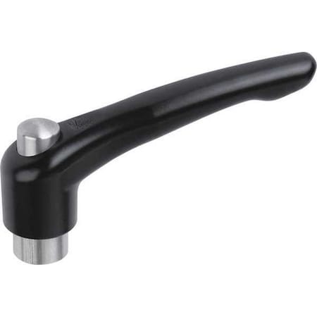 Adjustable Handle, With Protective Cap Size: 3 3/8-16, Zinc Black Satin, Comp: Stainless Steel MPN:K0123.93A41