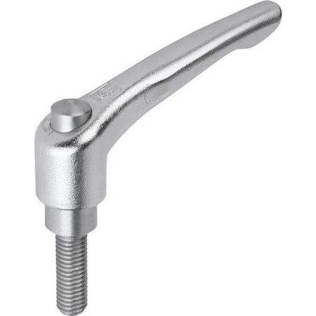 Adjustable Handle With Protective Cap, Size: 2 M08X30, Entirely Stainless Steel, Electropolished MPN:K0124.9208X30