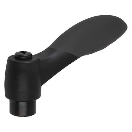 Adjustable Handle, Soft Touch, Size: 1 M04, Plastic Black RAL 7021, Comp: Steel MPN:K0125.10401