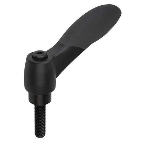 Adjustable Handle, Soft Touch, Size: 1 10-32X40 Plastic, Black RAL 7021, Comp: Steel MPN:K0125.1A101X40