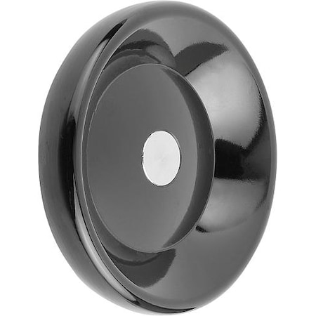 Disc Handwheel, Thermoset, Hub Steel, D1= 160 mm, Pilot Hole D2= 10 mm, Form: D, Without Grip MPN:K0165.2160X10