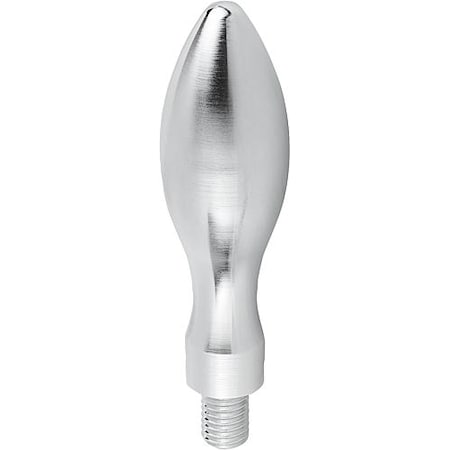Machine Handle, DIN 39, Fixed, Form: E, Steel, Blue-Passivated, Handle Length L1=100, D= M12 MPN:K0166.1232100