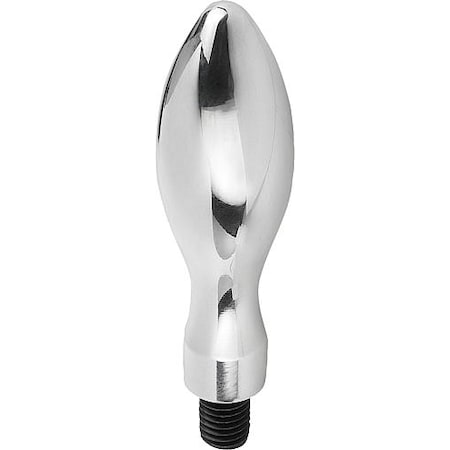 Machine Handle, DIN 39, Fixed, Form: E Aluminum, Comp: Steel, Handle LengthL1= 112 mm, D= M16 MPN:K0167.1636112