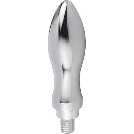 Machine Handle, Revolving, Similar to DIN 98 Style E, Steel, Blue Passivated, L1=117 mm, D= M16 MPN:K0168.1636117