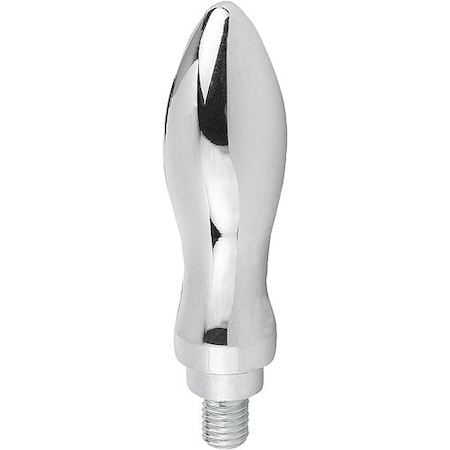Machine Handle Revolving, DIN 98, Form: E Aluminum, Comp: Steel, L1=105.5 mm, D= M12 MPN:K0169.1232105