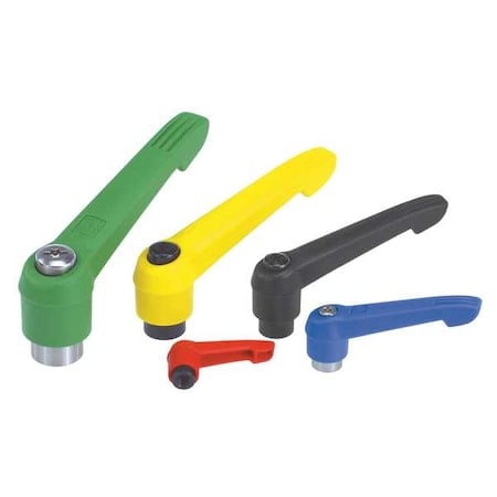 Adjustable Handle Size: 2 M08, Plastic Blue RAL 5017, Comp: Stainless Steel MPN:K0270.20887