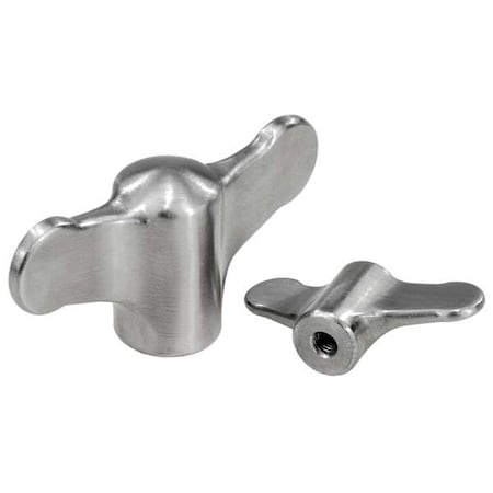 Wing Grip D=M06 A=50 H=24 Stainless Steel 1.4308 Polished MPN:K0273.106
